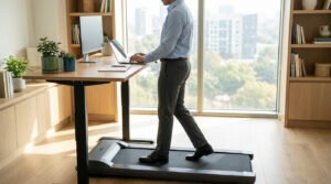 Lire la suite à propos de l’article Travailler en marchant avec le tapis de marche sous bureau
