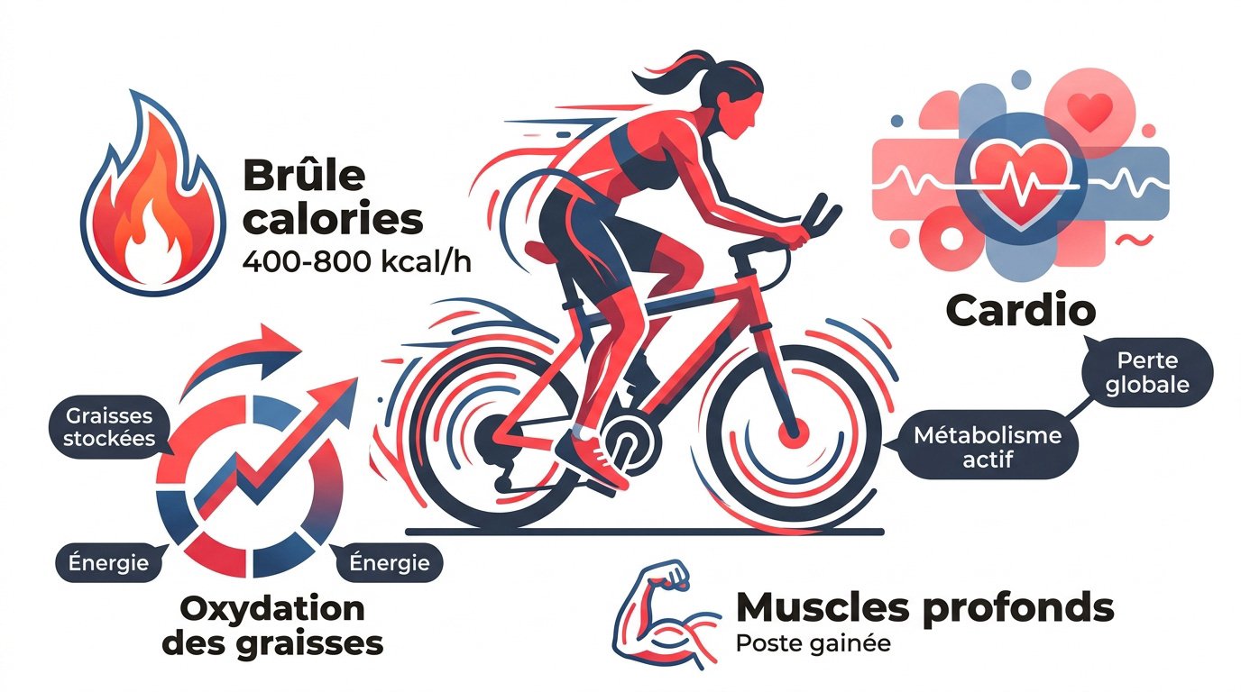 Bénéfices du vélo d'appartement pour la perte de poids